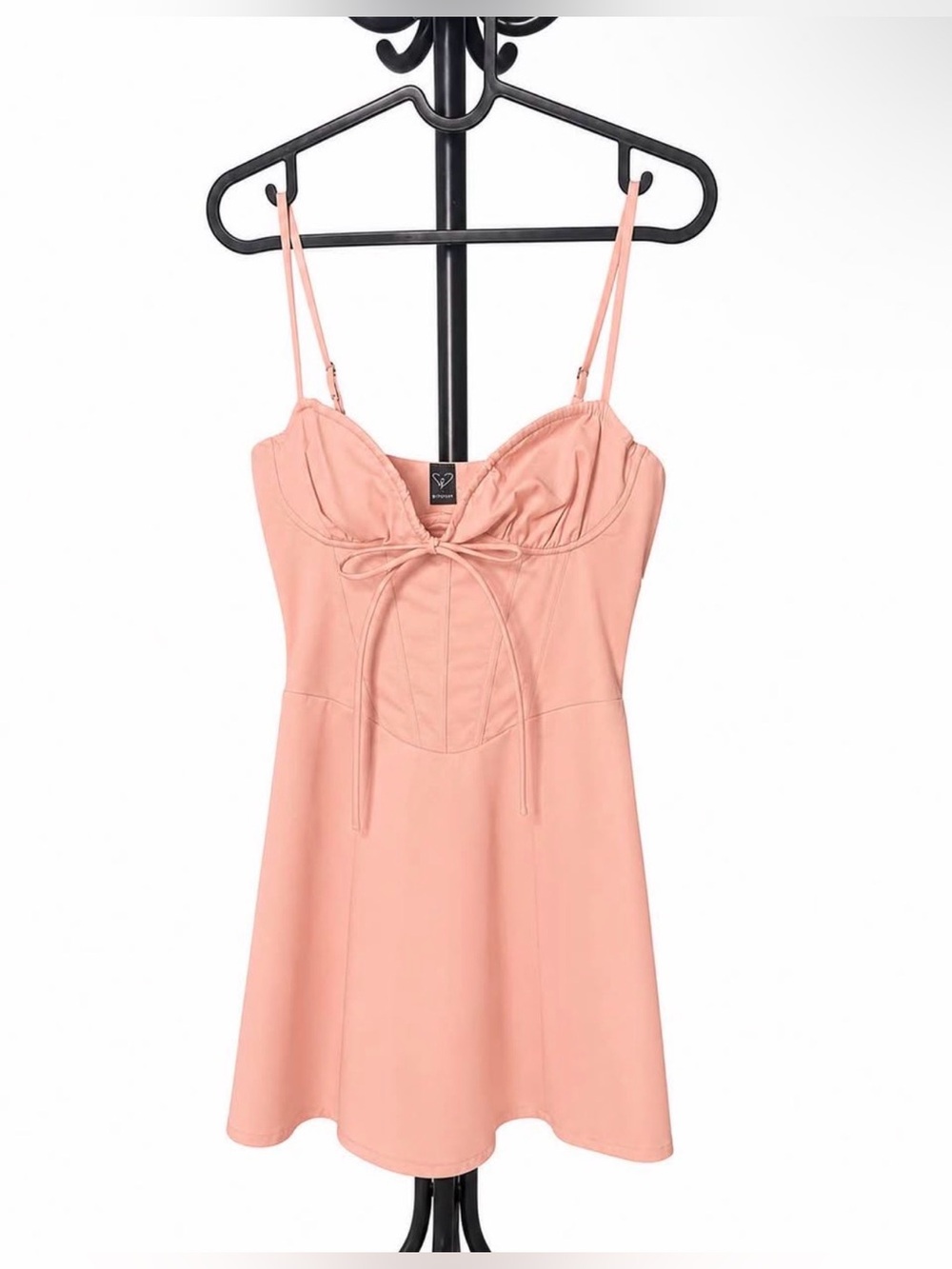 NWT Windsor Pink Lace-Up Corset Mini Dress – Size Small